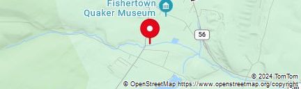Map of city of fishertown pa